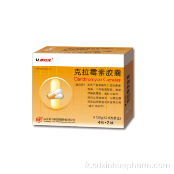 Clarithromycine Capsules macrolides antibiotiques antibactériens